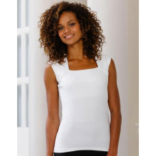 Top bez rękawów Stretch  HAFT/NADRUK