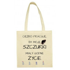Torba bawełniana Szczuromaniak