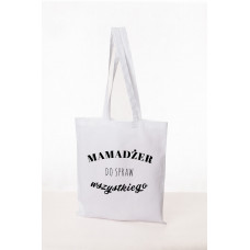 Torba eko bawełniana MAMADŻER DO SPRAW WSZYSTKIEGO