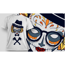 T-shirt z nadrukiem kapelusznik